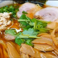 【本日の限定】
中華そば 半ざわ
北寄貝出汁ラーメン醤油
(醤油or塩の選択、1,00円)
＋メンマ (覆麺智/花木共通の
メンバーカード提示で無料)
＠西巣鴨2分
(JR板橋駅から15分)
23281 (295,139)